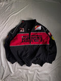 Black Ferrari Racing Jacket – Premium Motorsport Streetwear for Men & Women