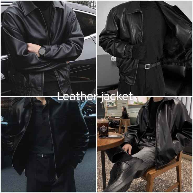 Premium Black Leather Jacket for Men and Women– Classic Biker Faux Leather Jacket