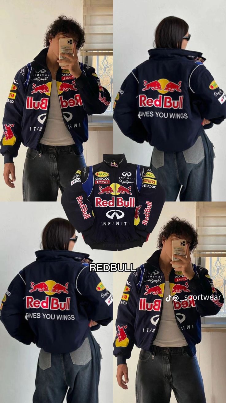 Red Bull Racing Jacket – Premium Motorsport Style 🏁🔥 Unisex