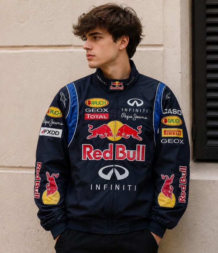 Red Bull Racing Jacket – Premium Motorsport Style 🏁🔥 Unisex