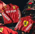Ferrari Motorsport Racing Jacket – Classic Red Full-Zip Jacket